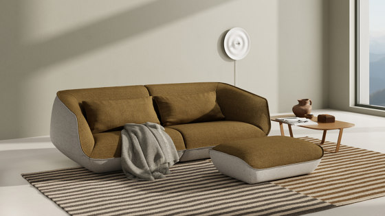 Nook Sofa, with Stool | Sofas | COR Sitzmöbel