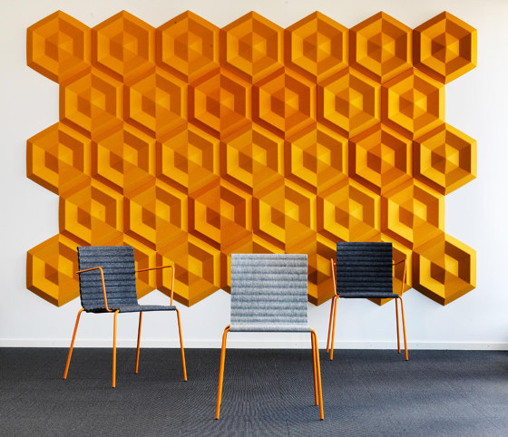 Decibel | Beehive | Systèmes muraux absorption acoustique | Johanson Design