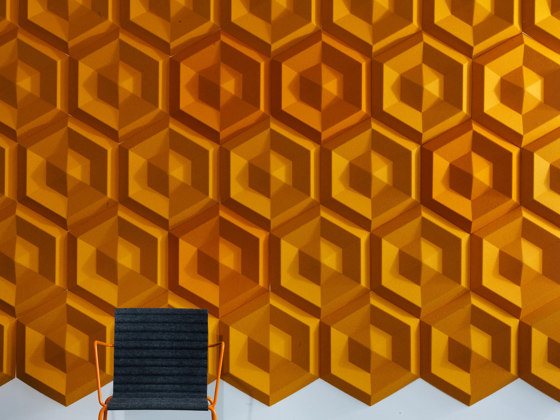 Decibel | Beehive | Sound absorbing wall systems | Johanson Design