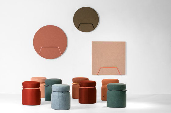 Decibel | Clamp Wall Square | Sound absorbing objects | Johanson Design