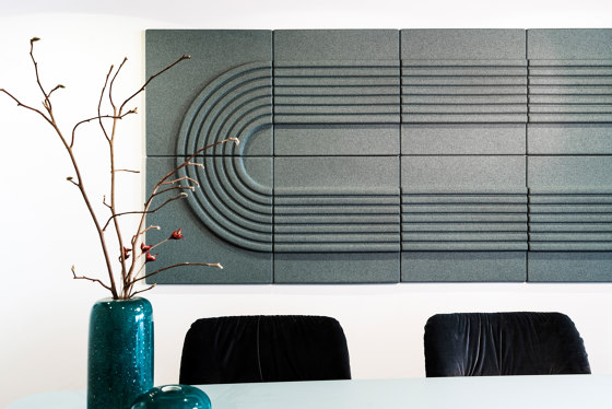 Decibel | Race Wall | Sound absorbing wall systems | Johanson Design