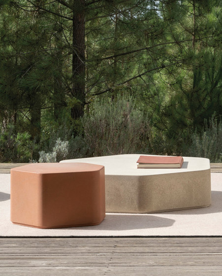 Table basse hexagonale Talo outdoor | Tables d'appoint | Expormim