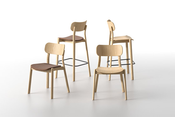 Kiyumi Wood ST | Bar stools | Arrmet srl