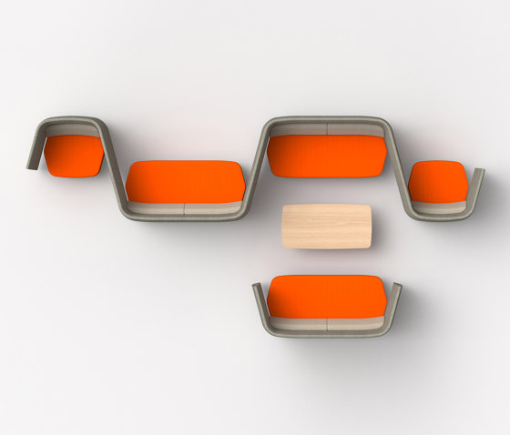 AirWave Trapezoidal Side Tables | Tavolini alti | Altek