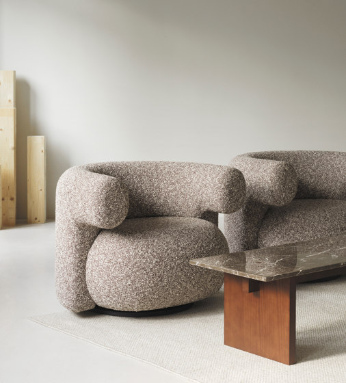 Burra Lounge Chair w. return | Armchairs | Normann Copenhagen