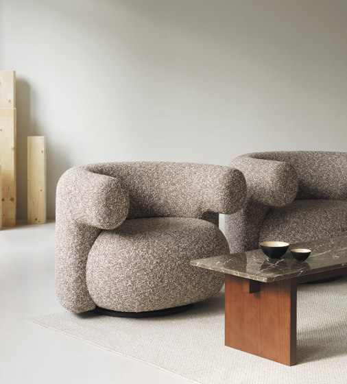 Burra Lounge Chair w. return | Armchairs | Normann Copenhagen