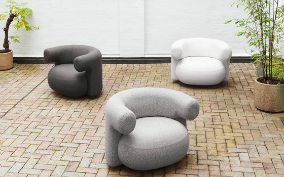 Burra Lounge Chair w. return | Armchairs | Normann Copenhagen
