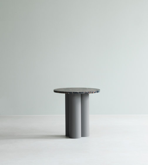 Dit Table Light Green Travertine Silver | Tavolini alti | Normann Copenhagen