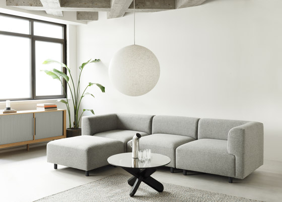 Redo Modular Sofa 110 Center Oak Legs Hallingdal | Armchairs | Normann Copenhagen
