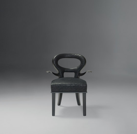 Moka chair with arms | Sillas | Promemoria