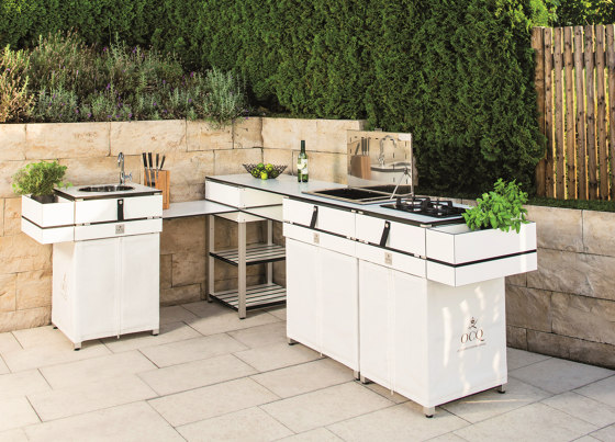 ELEMENTS | Outdoor Kitchen | Edition White | Cocinas modulares de exterior | OCQ