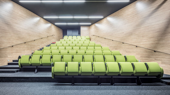Tulip Armchair on beam | Auditorium seating | Lamm