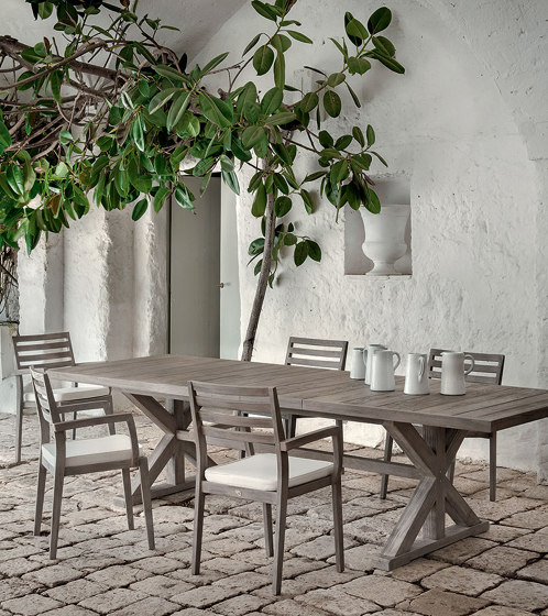 Cronos square table | Dining tables | Ethimo
