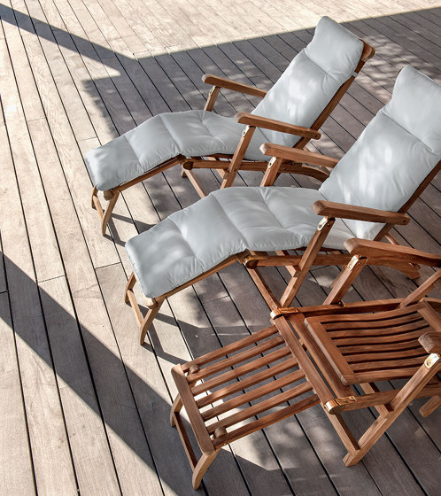 Cruise deck chair with Mattress | Sonnenliegen / Liegestühle | Ethimo