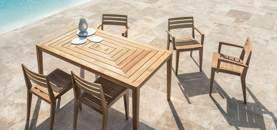 Friends Table rectangulaire 180x90 | Tables de repas | Ethimo