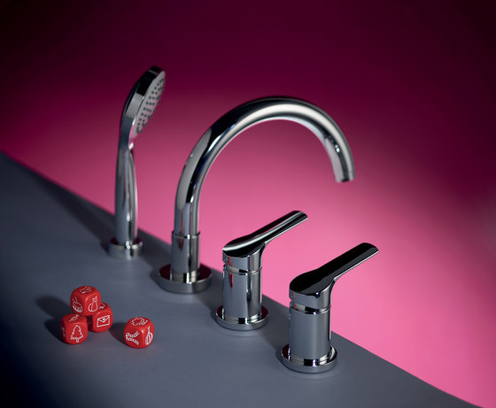 Serie 4 F3761/H | Sleeve wash basin mixer | Wash basin taps | Fima Carlo Frattini