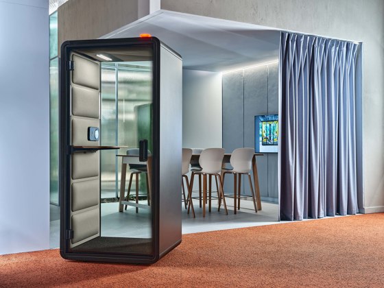 hushFree.M orange | Office Pods | Hushoffice