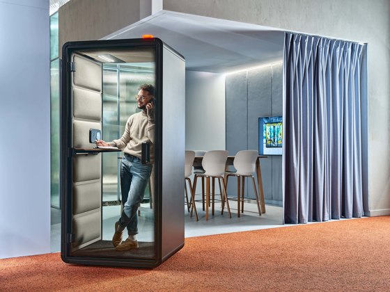 hushFree.M orange | Office Pods | Hushoffice