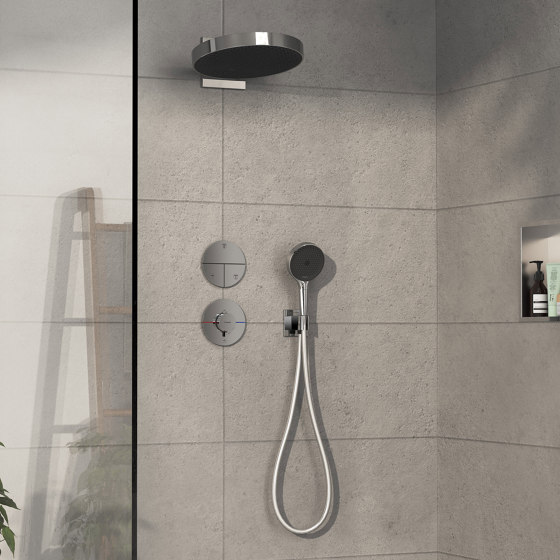 ShowerSelect Comfort E Termostato empotrado | Grifería para duchas | Hansgrohe