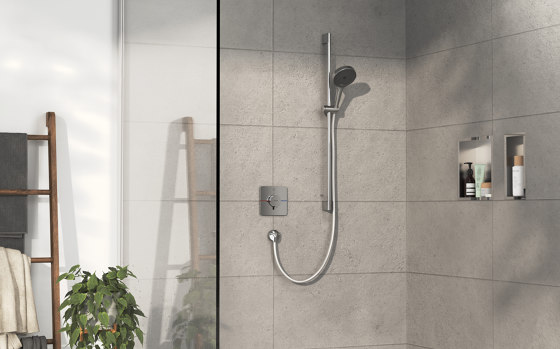 ShowerSelect Comfort E Termostato empotrado | Grifería para duchas | Hansgrohe