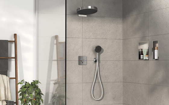 ShowerSelect Comfort E Set de finition pour mitigeur thermostatique encastré | Robinetterie de douche | Hansgrohe