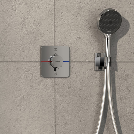 hansgrohe ShowerTablet 350 termosotato de ducha visto | Grifería para duchas | Hansgrohe