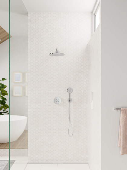 ShowerSelect Comfort S Set de finition pour mitigeur thermostatique encastré | Robinetterie de douche | Hansgrohe