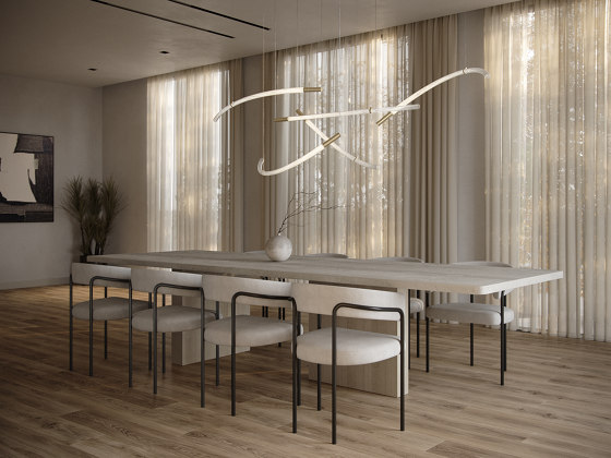 FLARE brushed silver type A | Lampade sospensione | Bomma