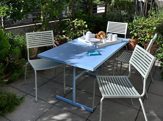 Table en métal Basic Color 140x80 | Tables de repas | Schaffner AG