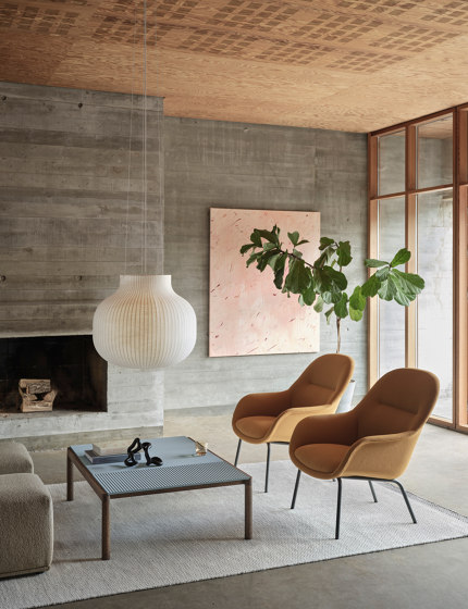 Fiber Lounge Armchair | Wood Base | Sillones | Muuto