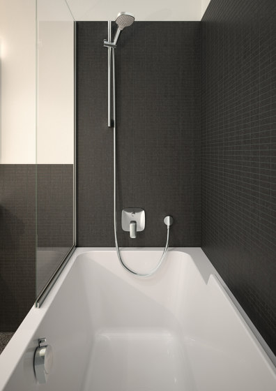 hansgrohe Logis Mezclador monomando de bañera visto | Grifería para bañeras | Hansgrohe