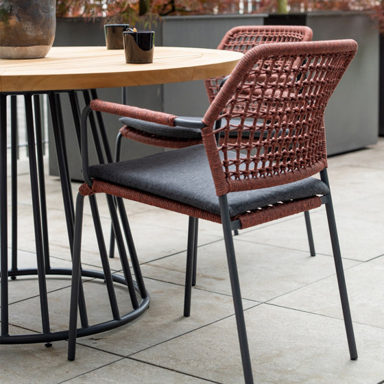 Bolzano Dining Chair - Anthracite Rope | Chairs | Design Pergola