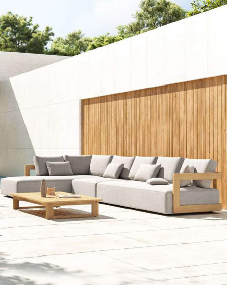 Mars Teak 3-Seater Sofa | Divani | Design Pergola