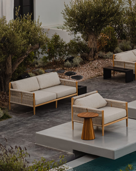 Mood 2-Seater Sofa - Natural Teak | Sofás | Design Pergola