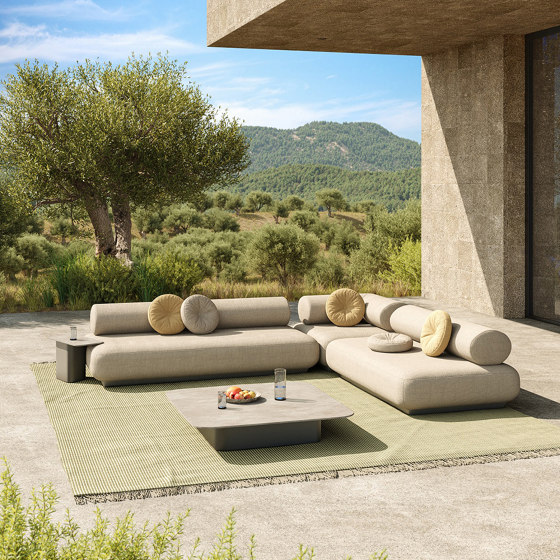 Paloma Teak 2-Seater Modular Sofa | Sofas | Design Pergola