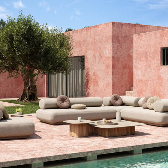 Paloma ALU 3-Seater Modular Sofa, Left Arm | Canapés | Design Pergola