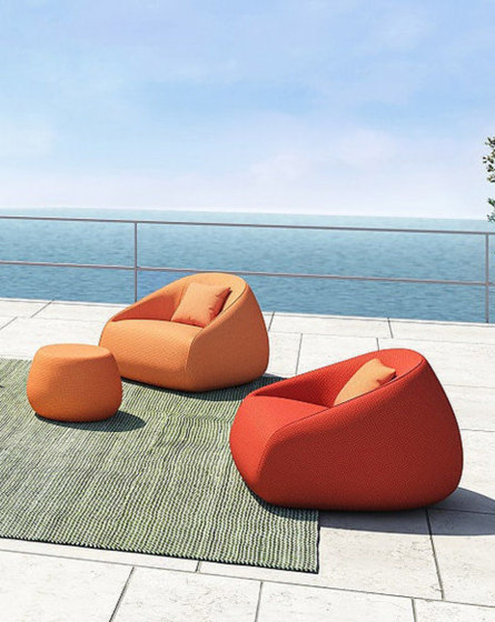 Sunday Large Ottoman D100xH32cm | Poufs | Design Pergola