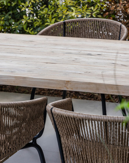 Tower Garden Bench - Natural Teak | Sitzbänke | Design Pergola