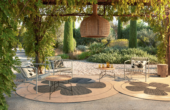 L'Accessoire | AMAPOLA Outdoor Natural black | TA 129 81 08 | Formatteppiche | Elitis