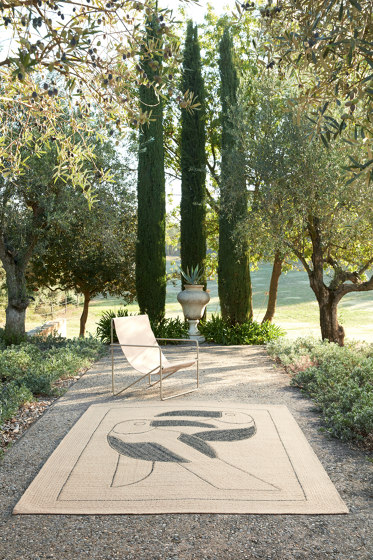 L'Accessoire | DIEGO ET FRIDA Outdoor Natural black | TA 128 81 04 | Alfombras / Alfombras de diseño | Elitis