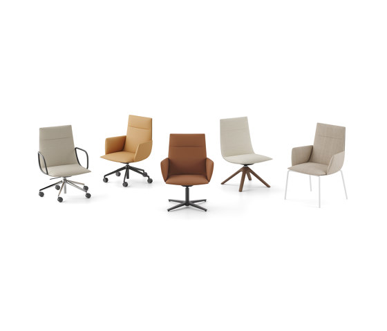 Noha Executive lounge chair | Chaises | viccarbe