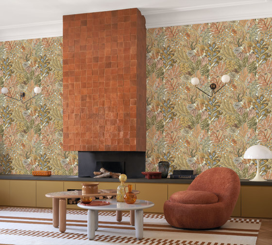 BORROMEE NUDE/LICHEN | Wall coverings / wallpapers | Casamance