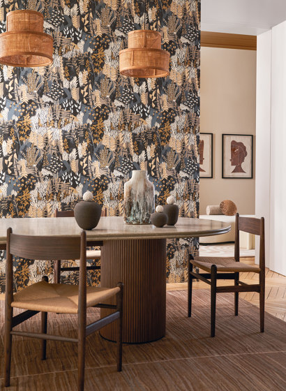 ERICA MARINE/OCRE | Wall coverings / wallpapers | Casamance