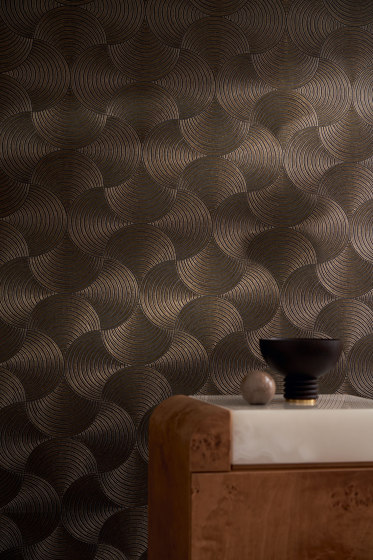 METEORE SABLE/ARGENT | Wall coverings / wallpapers | Casamance