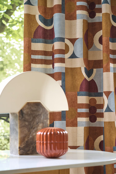 PARO OLIVE TERRACOTTA | Dekorstoffe | Casamance