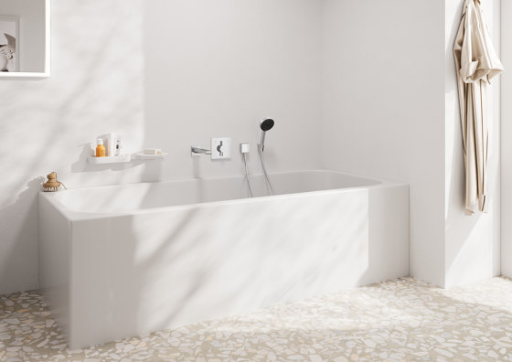 DuoTurn Q Set de finition pour mitigeur mécanique encastré avec 2 fonctions | Robinetterie de douche | Hansgrohe