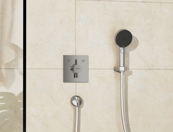 hansgrohe DuoTurn Q Mixer for concealed installation for 2 functions | Shower controls | Hansgrohe