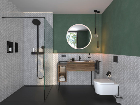 EluPura S Pack WC suspendu 540 sans bride avec abattant déclipsable, frein de chute, système de chasse AquaHelix, SmartClean, Slim | WC | Hansgrohe