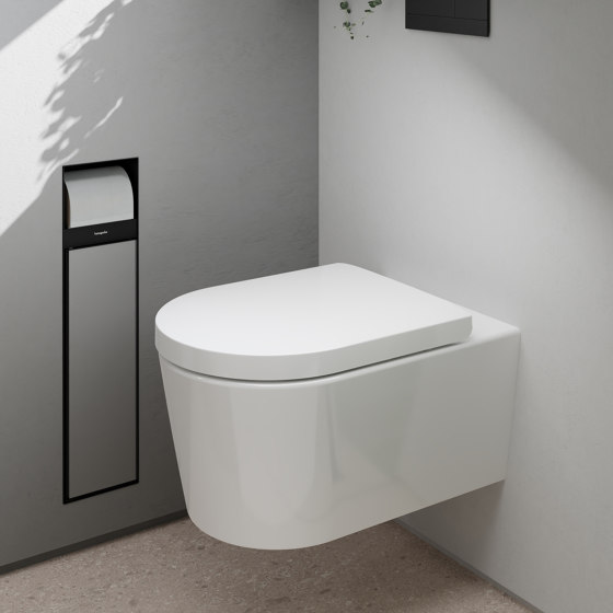 EluPura S Pack WC suspendu 540 sans bride avec abattant déclipsable, frein de chute, système de chasse AquaHelix, SmartClean, Slim | WC | Hansgrohe