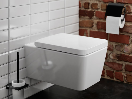 EluPura S Set de inodoro suspendido 540 rimless, AquaHelix Flush, con asiento y tapa con SoftClose y QuickRelease, Slim, SmartClean | Inodoros | Hansgrohe